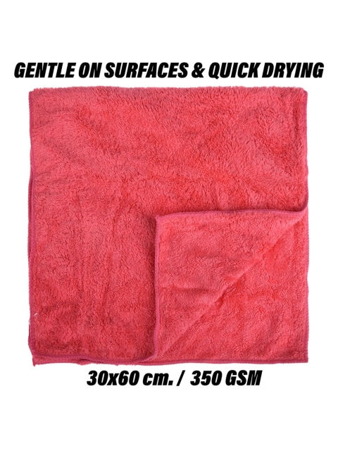 Kuber Industries Pink Reusable 350 GSM Microfiber Cleaning Cloth - Image 5
