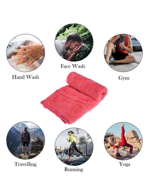 Kuber Industries Pink Reusable 350 GSM Microfiber Cleaning Cloth - Image 4