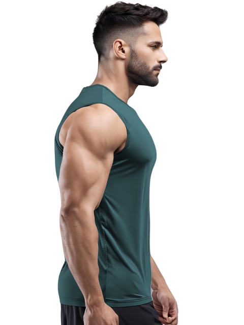 3Colors Printed Sleeveless Innerwear Vests VEST-CCUT-BULL-AF BLUE_M - Image 3