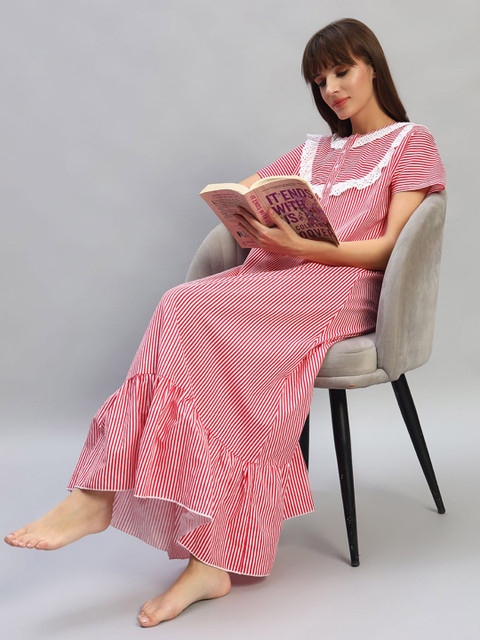 SEPHANI Printed Maxi Nightdress