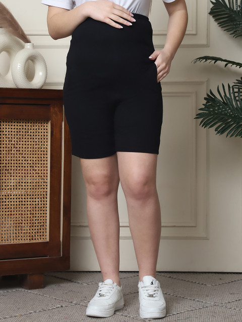 WELL KEPT Women Maternity High-Rise Shorts