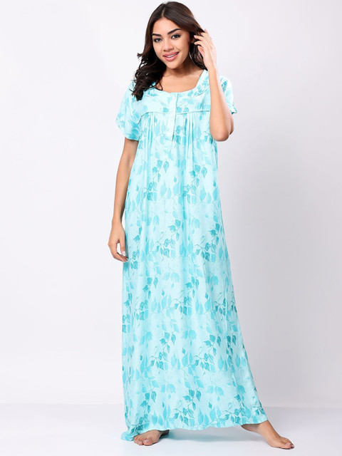 CHUI MUI Printed Maxi Nightdress