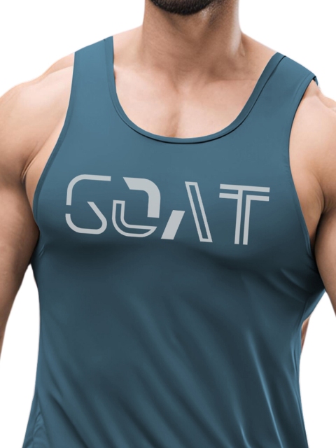 3Colors Printed InnerwearVests VEST-NCUT-GOAT-AF BLUE_M - Image 2