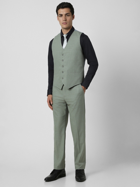 Van Heusen Tailored Fit Single-Breasted 3 Piece Suits - Image 4