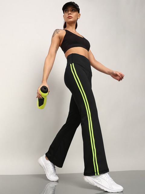 Rock Paper Scissors High Waist Flared Gym Tights