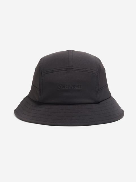 DECATHLON By Decathlon Unisex Black Solid Bucket Hat