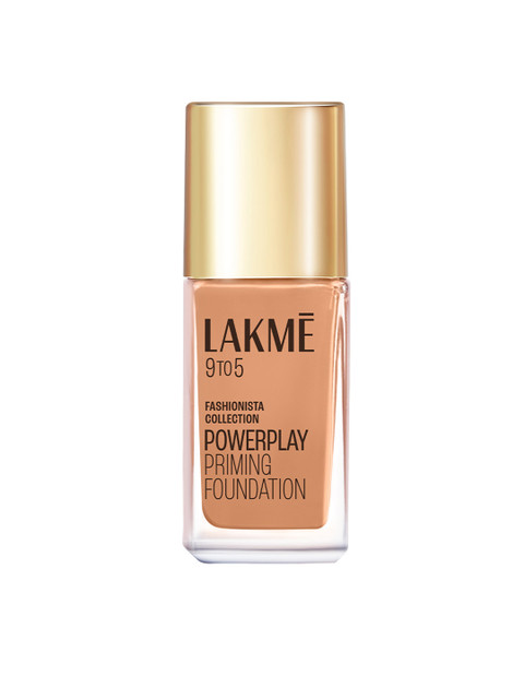 Lakme 9to5 Powerplay Priming Foundation With Built In Primer & SPF20 25ml - Warm Sand W160