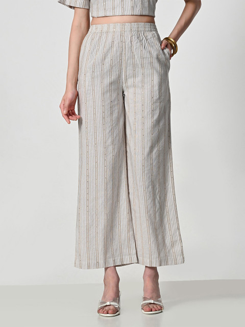 AMBI Women Embellished Palazzos