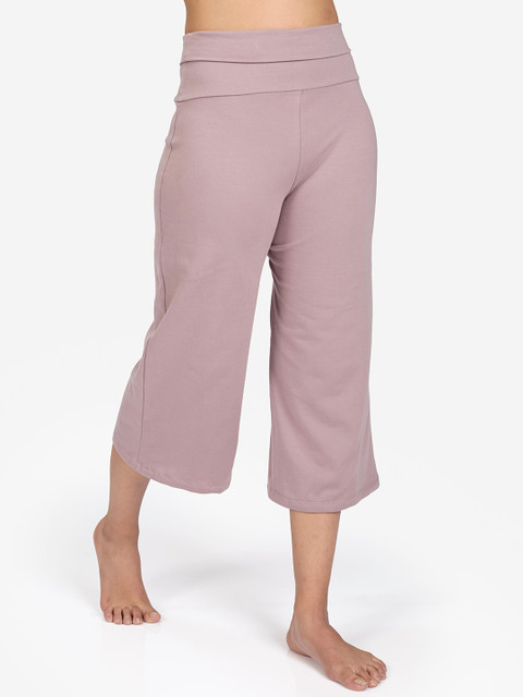 Decathlon KIMJALY - Light Brown High-Waisted Yoga Pants