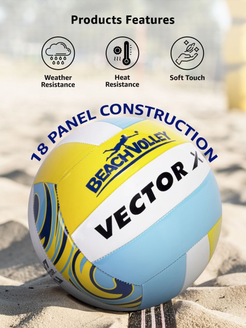 VECTOR X Beach Volleyball With Soft Touch - Image 3