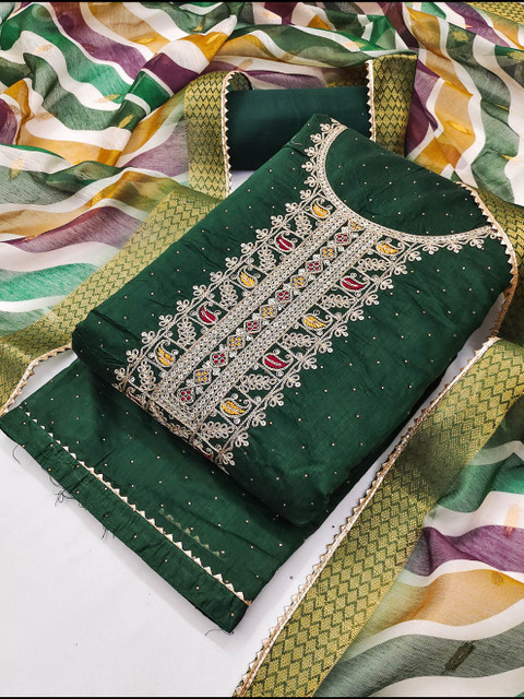 TAVAS Embroidered Unstitched Dress Material
