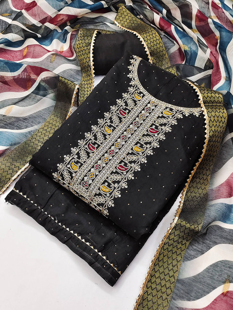 TAVAS Embroidered Unstitched Dress Material