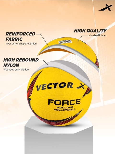 VECTOR X Force Rubber Moulded Volleyball - Image 7