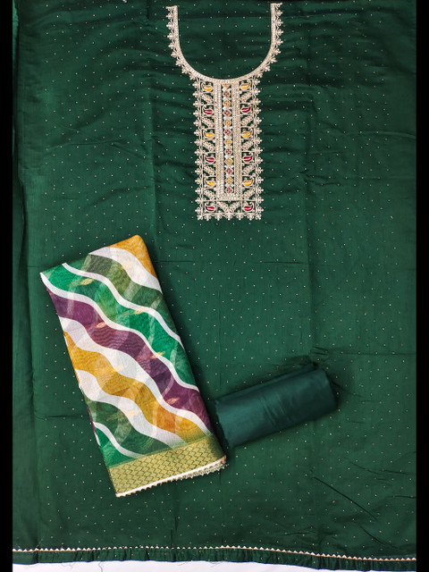 TAVAS Embroidered Unstitched Dress Material - Image 3