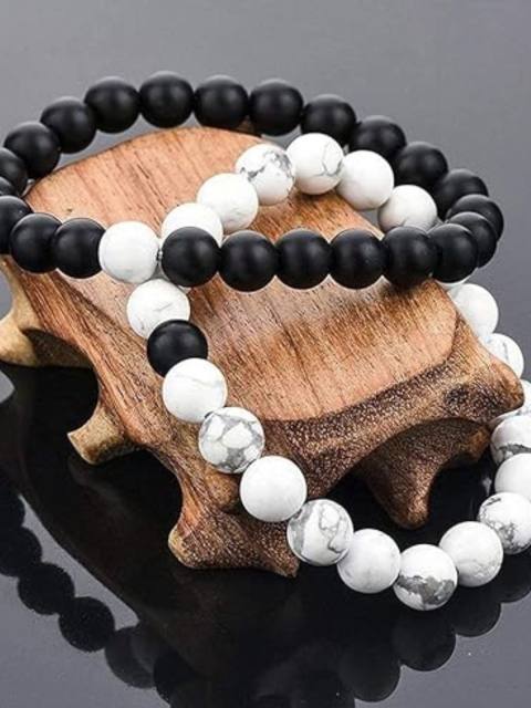 The Roadster Lifestyle Co Set Of 2 Crystal Stretchable Bracelet