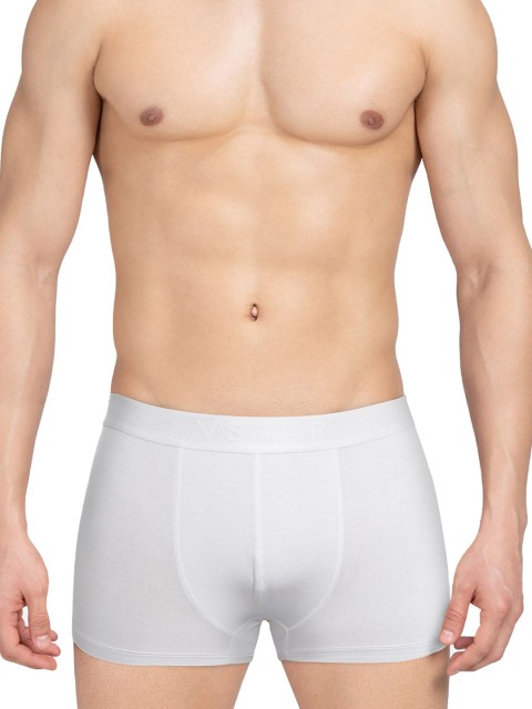 VStar Mid-Rise Trunks With Anti-Bacterial Technology - CB 07-WHITE