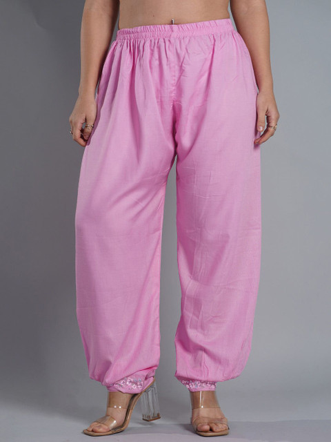 LetsDressUp Women Printed Loose Fit Viscose Rayon Salwar