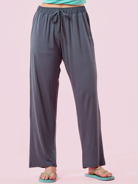 Enamor Relaxed Fit Mid Rise Straight Leg Lounge Pant