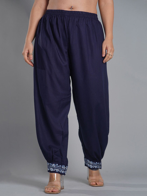 LetsDressUp Women Printed Loose Fit Viscose Rayon Salwar