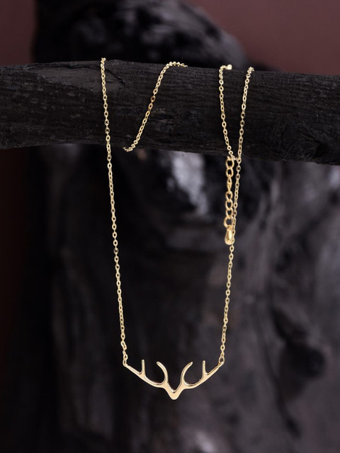 Reenisaa Copper Gold-Plated Necklace