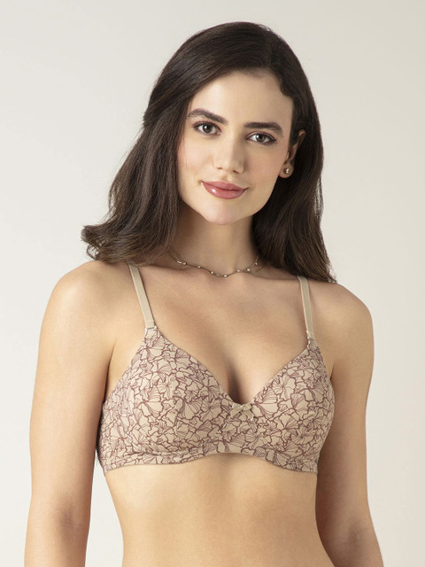 Amante Floral Bra Full Coverage Lightly Padded