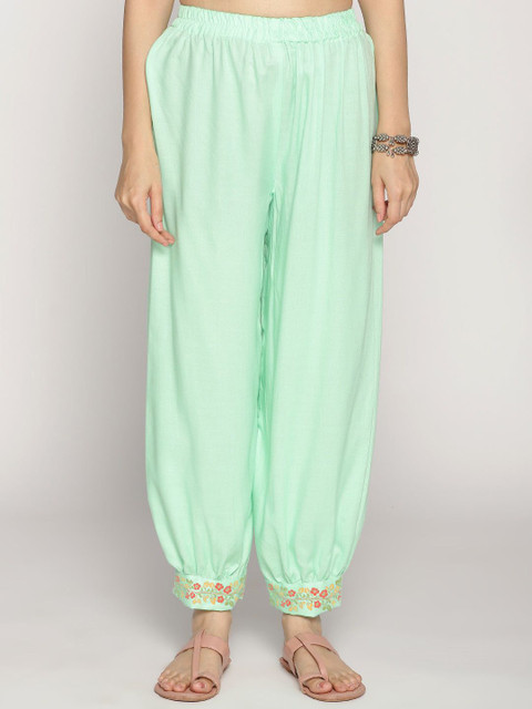 LetsDressUp Women Printed Loose Fit Viscose Rayon Salwar