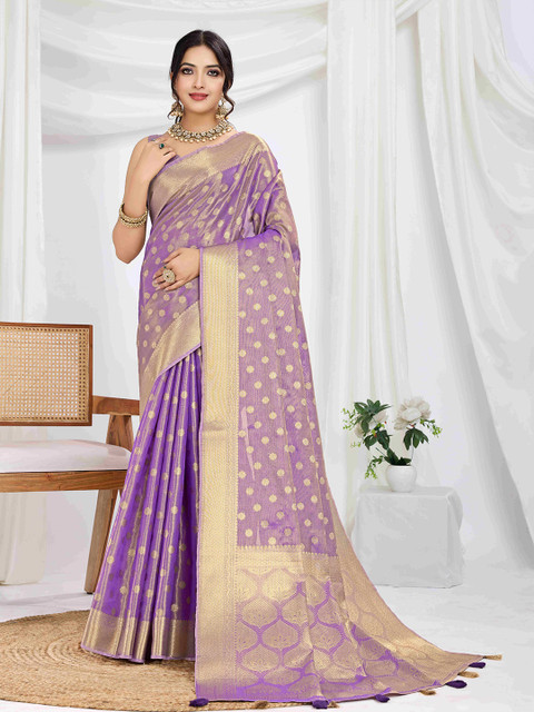 TASRIKA Woven Design Zari Tissue Banarasi Saree