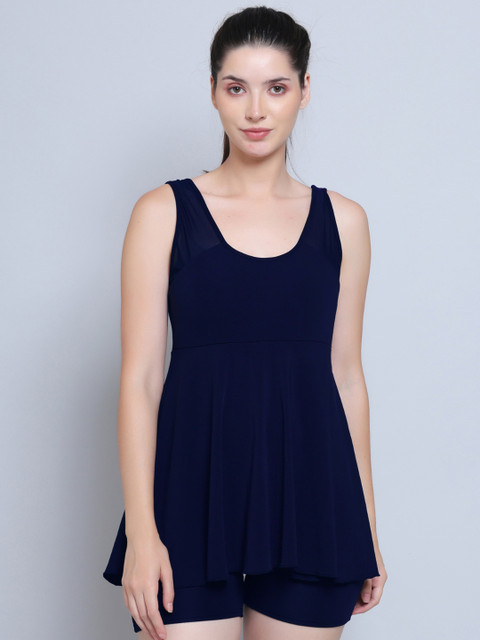 MEGASKA Printed Swimwear With Attached Shorts