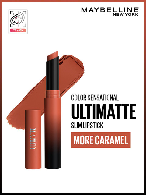 Maybelline New York Color Sensational Ultimatte Slim Lipstick - More Caramel