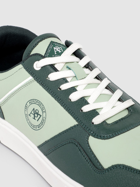 Aeropostale Men Colourblocked Printed Sneakers - Image 8