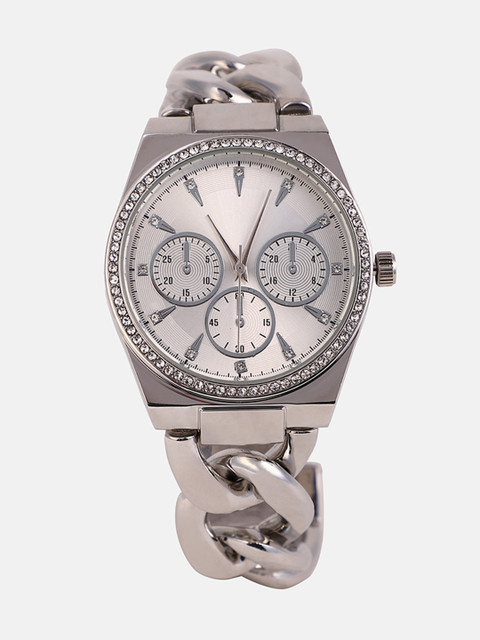 HAUTE SAUCE Women The Three-Dial Chunkylink Cushion Watch AW25_HSWC1298 - Image 2