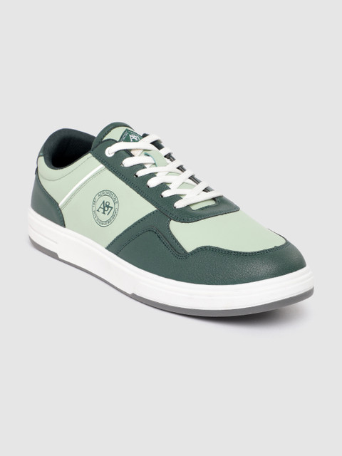 Aeropostale Men Colourblocked Printed Sneakers - Image 2