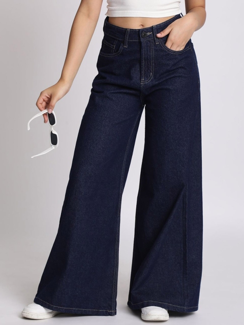The Roadster Lifestyle Co. Women Cotton Super Wide Leg Jeans