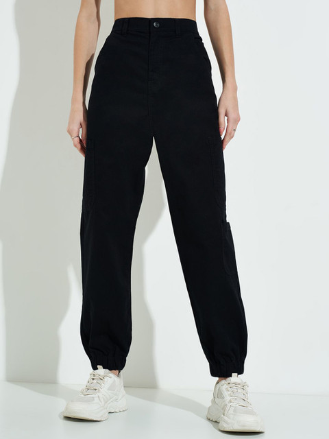 People Women Cotton Joggers Trousers