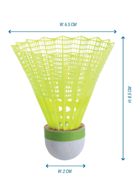 PERFLY By Decathlon Yellow Nylon Badminton Shuttlecocks - Image 7