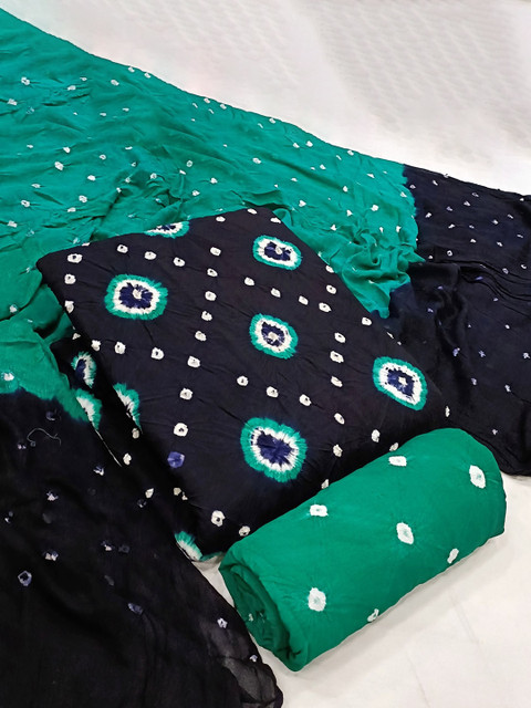 HMP Fashion Bandhani Printed Unstitched Dress Material