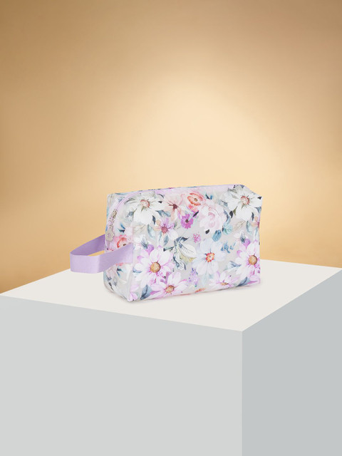 Forever Glam by Pantaloons Floral Printed Pouch Travel Accessory