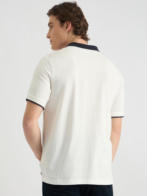 GANT Men Typography Printed Polo Collar Cotton T-shirt - Image 3