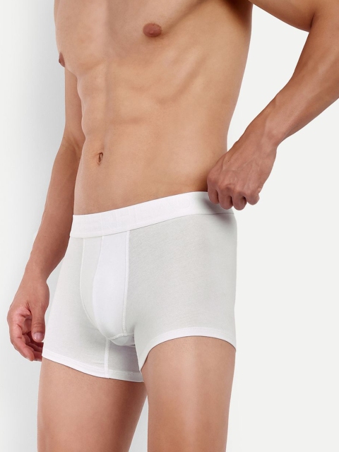 LOGGERHEAD Men Outer Elasticated Cotton Trunk LHFT004-White - Image 2
