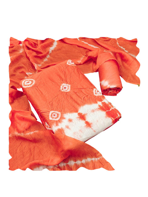 HMP Fashion Bandhani Printed Unstitched Dress Material - Image 3