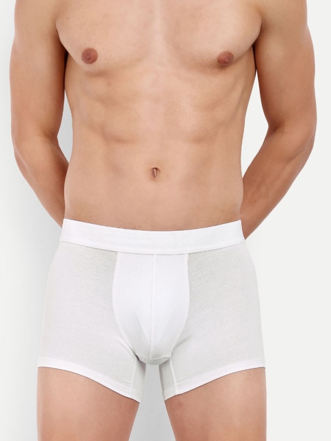 LOGGERHEAD Men Outer Elasticated Cotton Trunk LHFT004-White