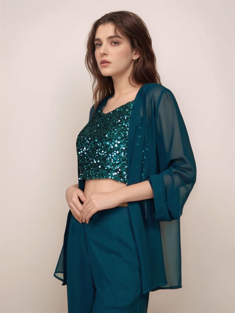 Zink London Open Front Party Shrug - Image 4