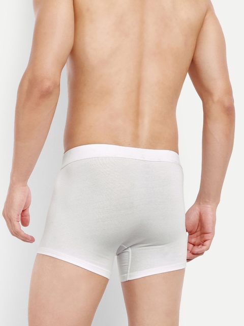 LOGGERHEAD Men Outer Elasticated Cotton Trunk LHFT004-White - Image 3