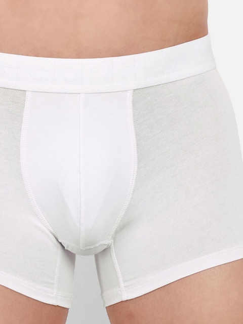 LOGGERHEAD Men Outer Elasticated Cotton Trunk LHFT004-White - Image 4