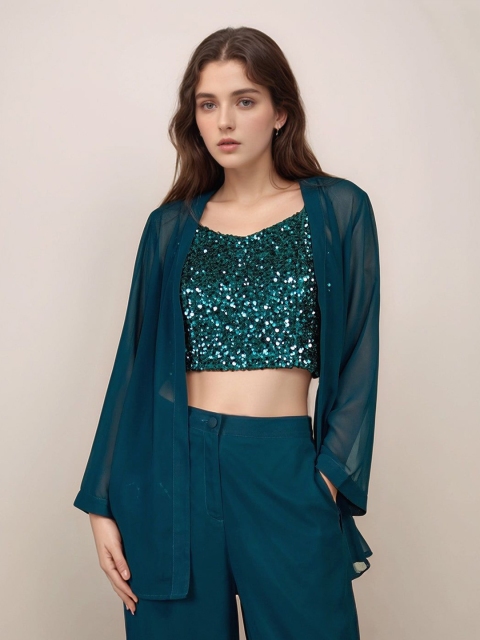 Zink London Open Front Party Shrug - Image 2