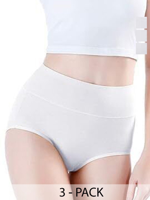 Diving Deep Women Pack of 3 Cotton Hipster Briefs
