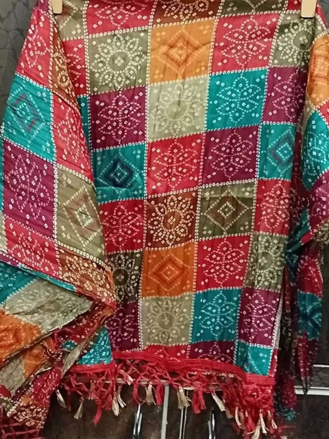 Trendmalls Bandhani Printed Chinon Silk Dupatta - Image 5