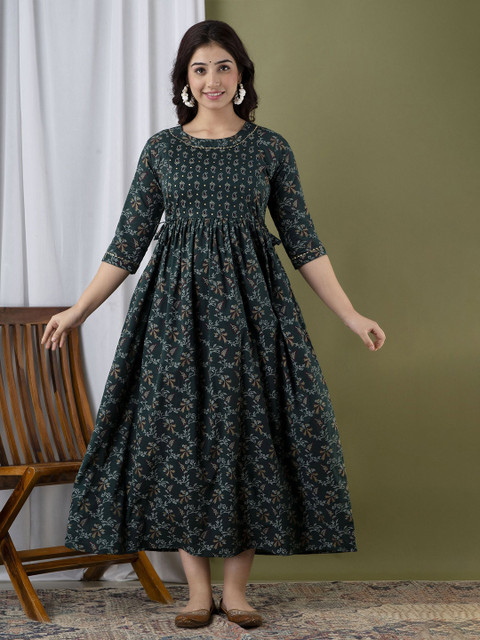 Mad fury Floral Print Maternity Maxi Dress