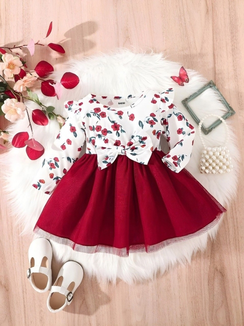 Miss & Chief Embellished A-Line Dress