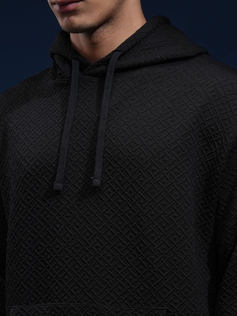 HIGHLANDER Men Hooded Drop Shoulder Oversized Sweatshirt - Image 2